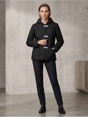 Michael Kors Women's Black Quilted Jacket Sz M